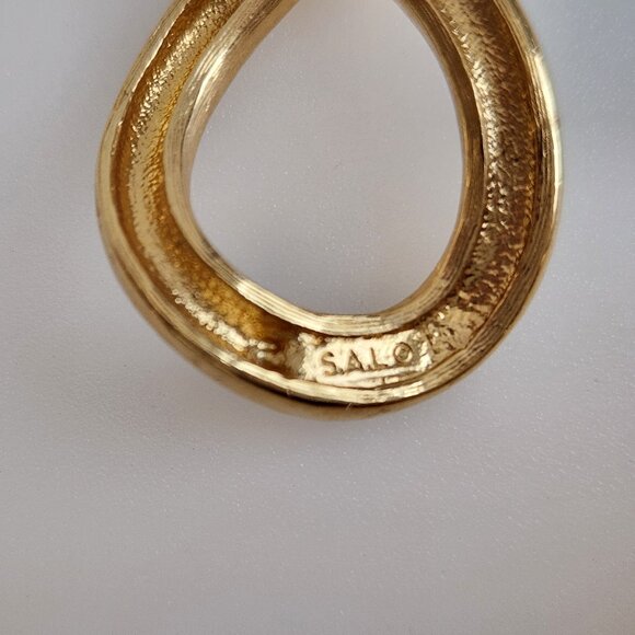 1980 S.A.L (SWAROWSKI FOR THE USA) VINTAGE NECKLACE & EAR RINGS WITH CLEAR CRYS - Picture 5 of 7